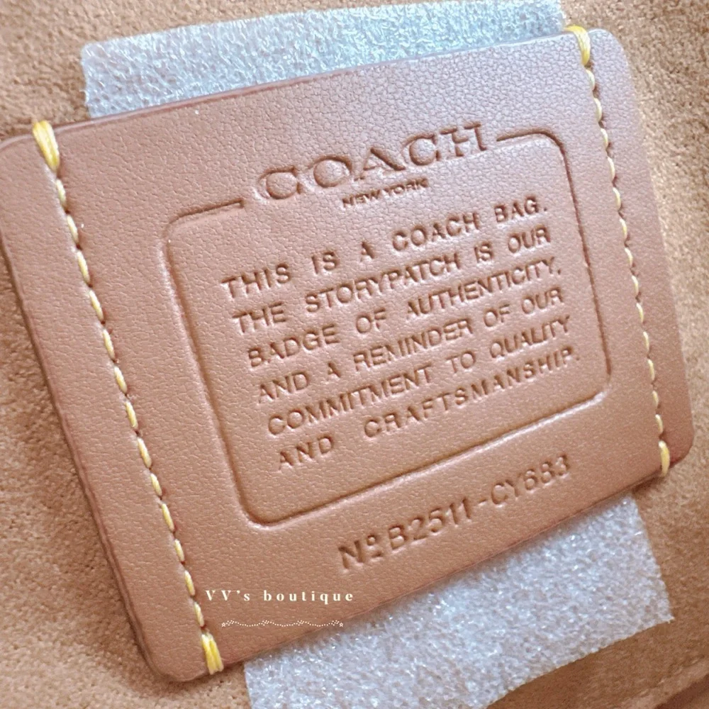 NWT Coach Hadley Shoulder Flap Turnlock Bag Crossbody Leather Dark Stone CY683 - Picture 9 of 11